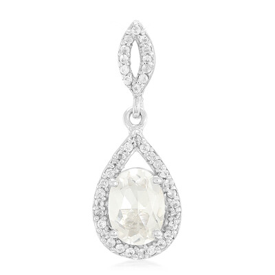 Ciondolo in argento con Goshenite