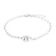 Bracciale in argento con Topazio Bianco