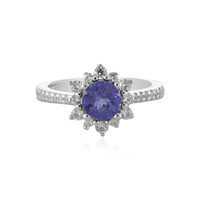 Anello in argento con Tanzanite