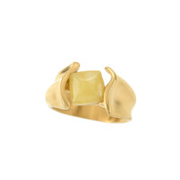 Anello in argento con Ambra Baltica