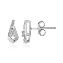 Orecchini in argento con Diamante I2 (I)