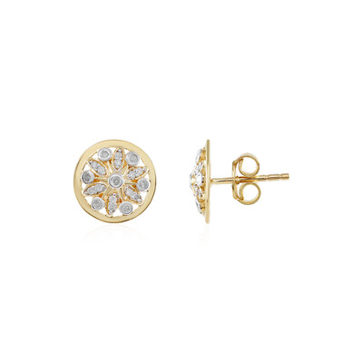 Orecchini in argento con Diamante I2 (I)