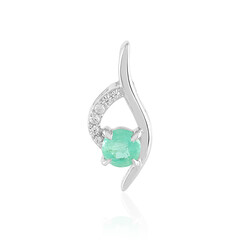 Ciondolo in argento con Smeraldo Russo