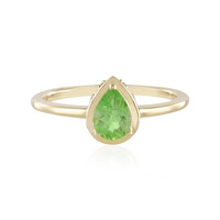 Anello in oro con Grossularia