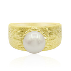 Anello in argento con Perla di Acqua Dolce (TPC)