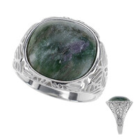 Anello in argento con Fuchsite