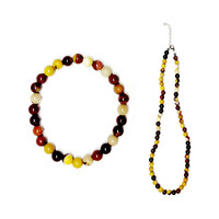 Collana in argento con Mokaite