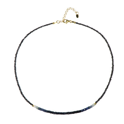 Collana in argento con Diamante Nero