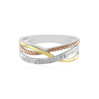 Anello in argento con Diamante I3 (J)
