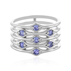 Anello in argento con Tanzanite