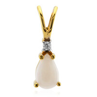 Ciondolo in argento con Opale Bianco
