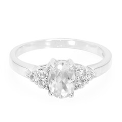 Anello in argento con Berillo Himalayano