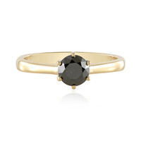 Anello in oro con Diamante Nero
