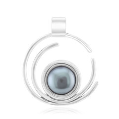 Ciondolo in argento con Perla d'Acqua Dolce Argentata (TPC)