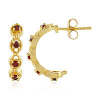 Orecchini in argento con Zircone Rosa