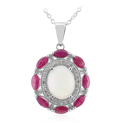 Collana in argento con Opale di Welo