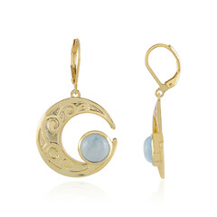 Orecchini in ottone con Acquamarina (Juwelo Style)