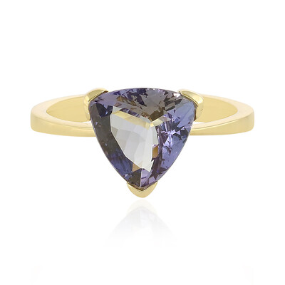 Anello in oro con Tanzanite (non riscaldata)