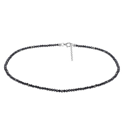 Collana in argento con Ematite Nera