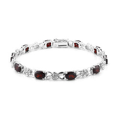 Bracciale in argento con Granato