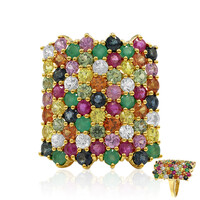 Anello in oro con Smeraldo Colombiano (Adela Gold)