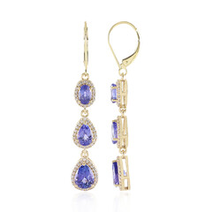 Orecchini in oro con Tanzanite
