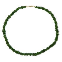 Collana in argento con Diopside Russo
