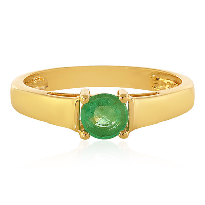 Anello in oro con Smeraldo Colombiano