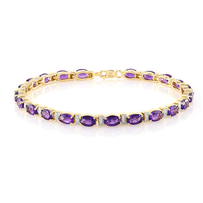 Bracciale in argento con Ametista Zambiana