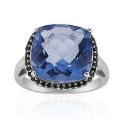 Anello in argento con Fluorite Cangiante