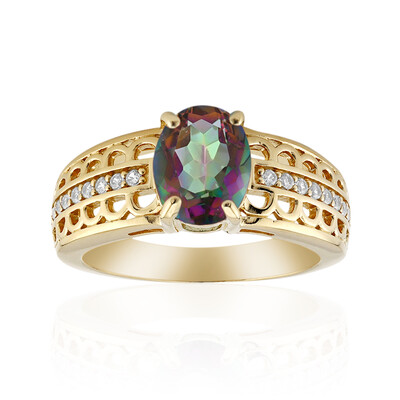 Anello in argento con Quarzo Mistico