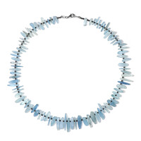 Collana in argento con Ematite Nera (Riya)