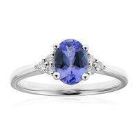 Anello in oro con Tanzanite AAA