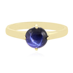 Anello in argento con Zaffiro Stellato Blu