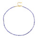 Collana in argento con Tanzanite