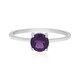 Anello in argento con Ametista Zambiana