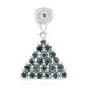 Ciondolo in argento con Diamante Fancy