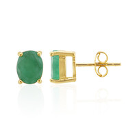 Orecchini in argento con Smeraldo Brasiliano