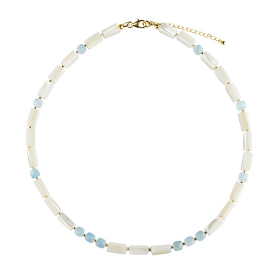 Collana in argento con Acquamarina