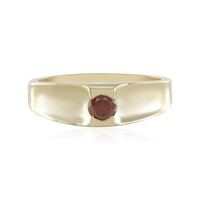 Anello in oro con Diamante Rosso I3