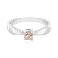 Anello in argento con Morganite