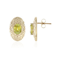 Orecchini in oro con Sfene
