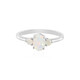 Anello in argento con Opale di Welo