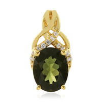 Ciondolo in argento con Moldavite