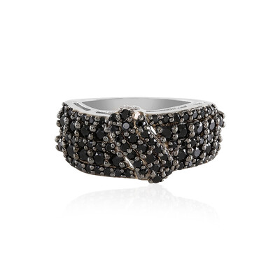 Anello in argento con Spinello Nero