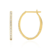 Orecchini in oro con Diamante I1 (H) (CIRARI)