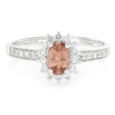 Anello in argento con Granato Malaya