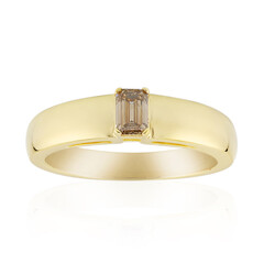Anello in oro con Diamante Cognac d'Argyle I3 (Mark Tremonti)