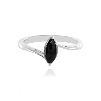 Anello in argento con Onice Nero