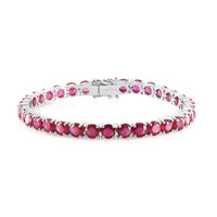 Bracciale in argento con Rubino del Madagascar